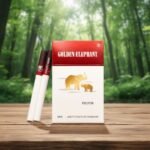 Golden Elephant (บุหรี่ช้างทอง) - บุหรี่นอกคุณภาพพรีเมียมจากเมียนมาร์ imported cigarette 159xblix product photo