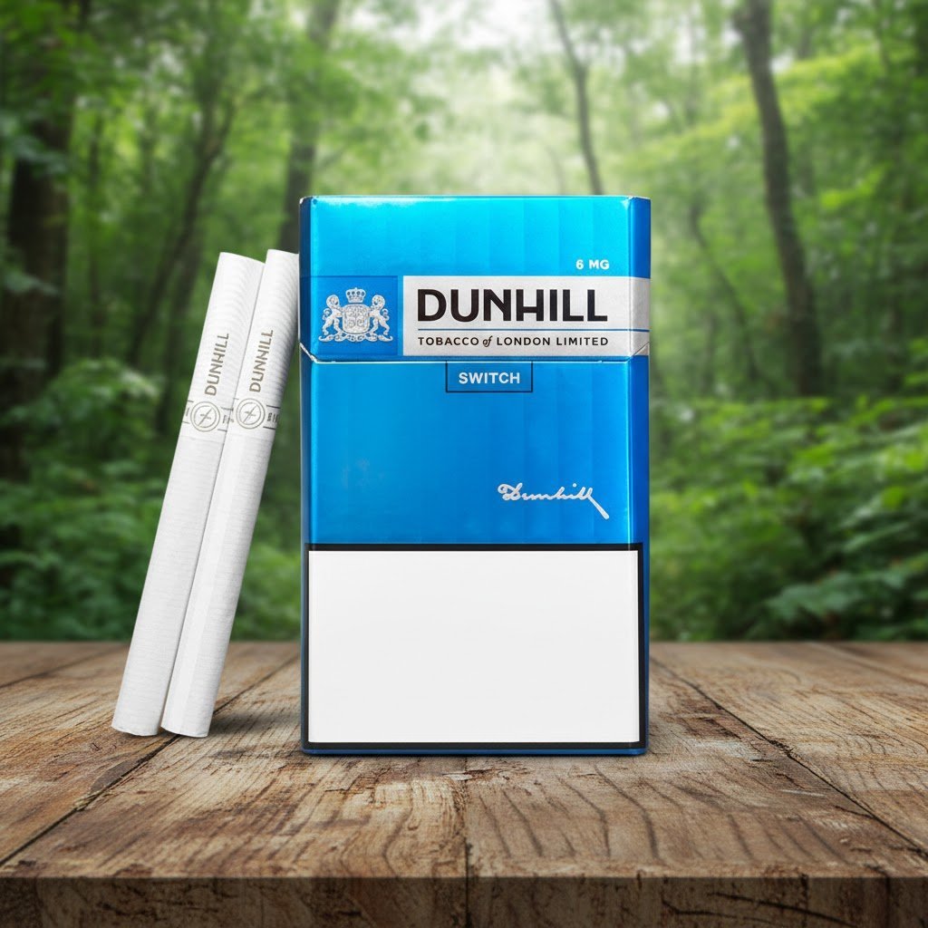 Dunhill Blue 6mg (บุหรี่ดันฮิลฟ้า) - บุหรี่นอกพรีเมี่ยมจากอังกฤษ รสนุ่มเบา imported cigarette wholesale product photo
