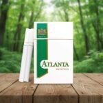 Atlanta Green Menthol (แอตแลนตา เขียว) บุหรี่นอกสายเย็น คุณภาพพรีเมียม imported cigarette 159xblix product photo