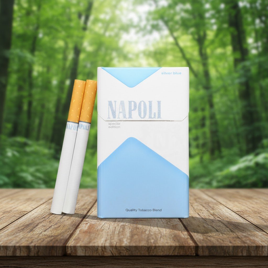 Napoli Blue Special บุหรี่นอก นาโปลี บลู สเปเชียล รสไลท์ Queen Size (Dubai Import) imported cigarette wholesale product photo