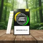 Lucky Strike Double Click Yellow-Green (ลัคกี้ สไตรค์) บุหรี่นอก 2 เม็ดบีบ รสเลมอนเมนทอล imported cigarette wholesale product photo