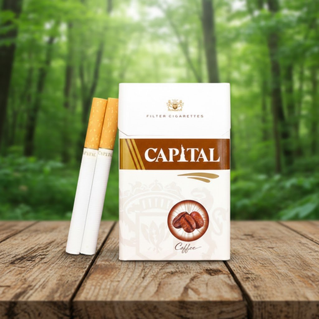 Capital Coffee (แคปปิตอล คอฟฟี่) บุหรี่นอกกลิ่นกาแฟ หอมนุ่ม รสชาติพรีเมียม imported cigarette wholesale product photo