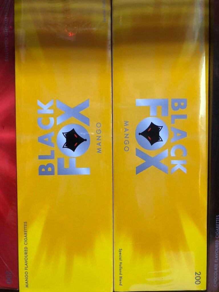 Black Fox Mango (ซองแข็ง) imported cigarette 159xblix authentic import