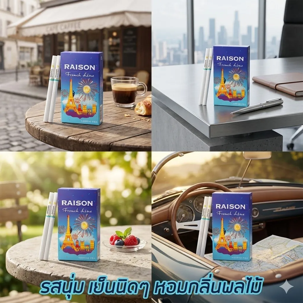 ESSE Classic Lights (เอสเซ่ คลาสสิค ไลท์) - บุหรี่มวนสลิมรสไลท์ระดับพรีเมียมจากเกาหลี imported cigarette wholesale product photo