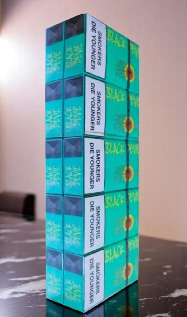Black Devil Ice & Vanilla (Holland) imported cigarette 159xblix product photo