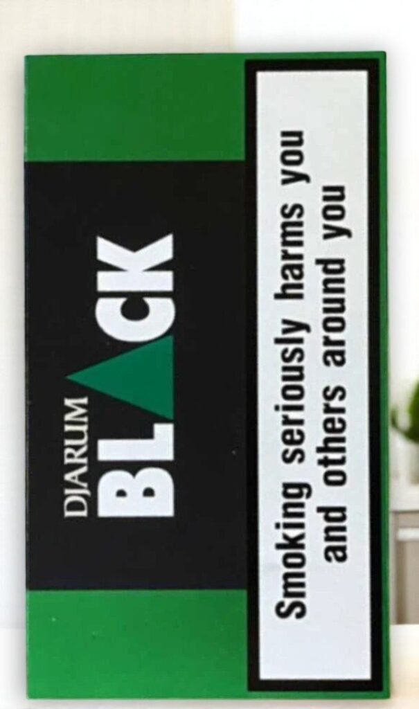 Djarum Black Menthol & Chocolate imported cigarette 159xblix product photo