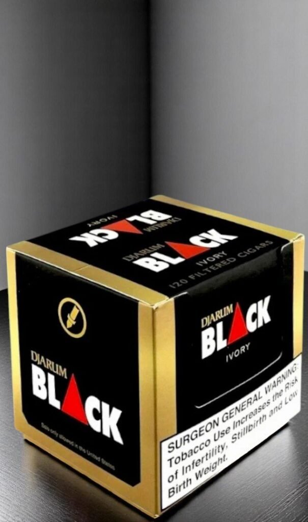 Djarum Herbal Black Ivory imported cigarette 159xblix product photo