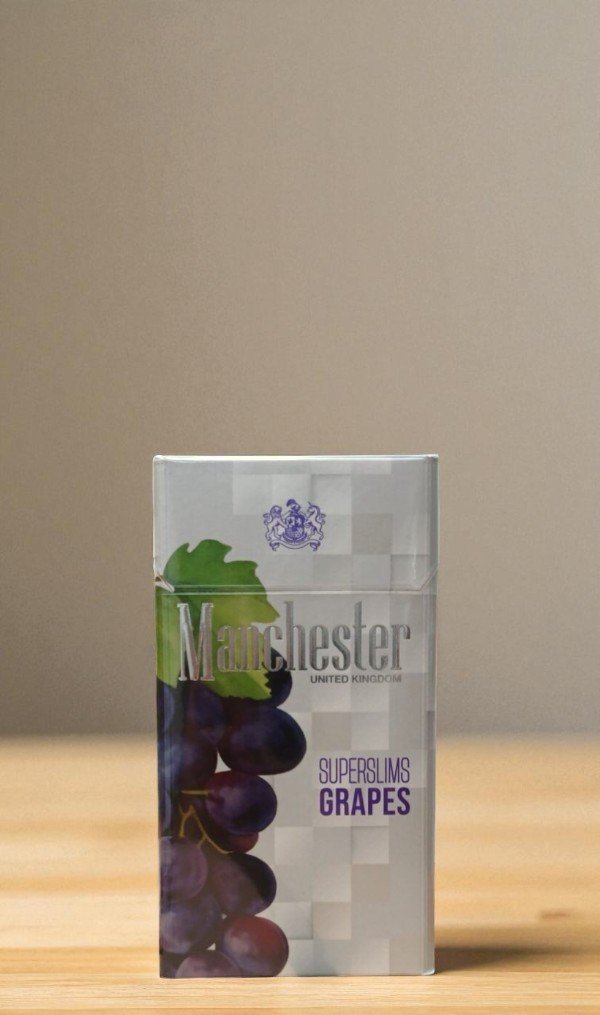 Manchester SuperSlims Grape imported cigarette 159xblix product photo