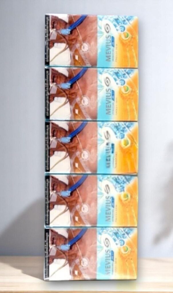 Mevius Lemon Orange Menthol imported cigarette 159xblix product photo