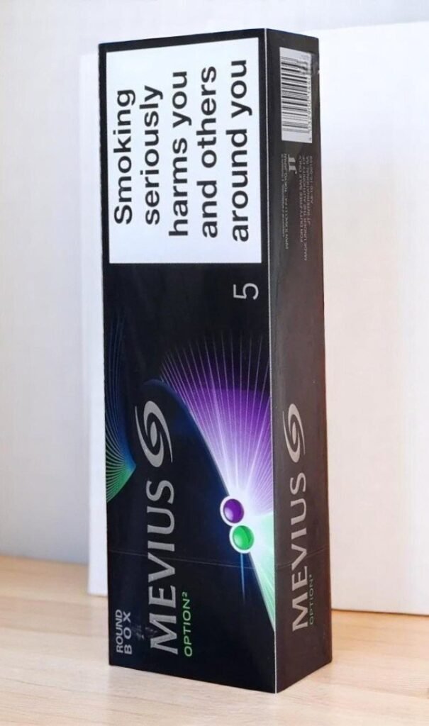 Mevius Option 2 Blueberry & Menthol imported cigarette 159xblix product photo