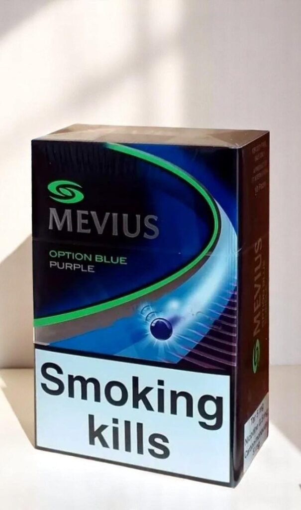Mevius Option Blue Purple imported cigarette 159xblix product photo