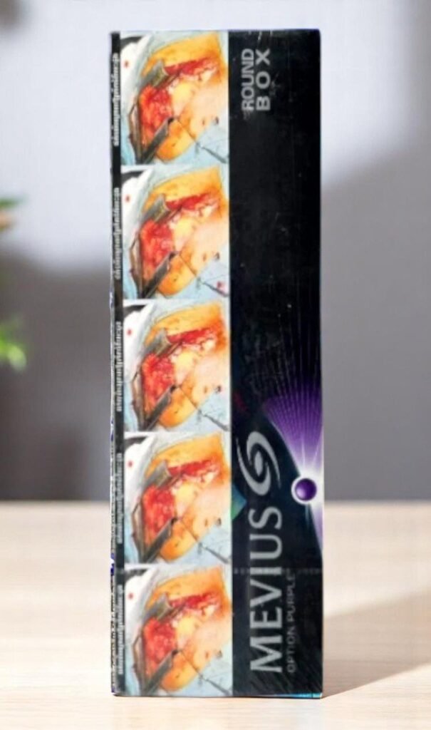 Mevius Option Blueberry & Menthol imported cigarette 159xblix product photo