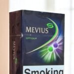 Mevius Option Blueberry & Menthol imported cigarette 159xblix product photo