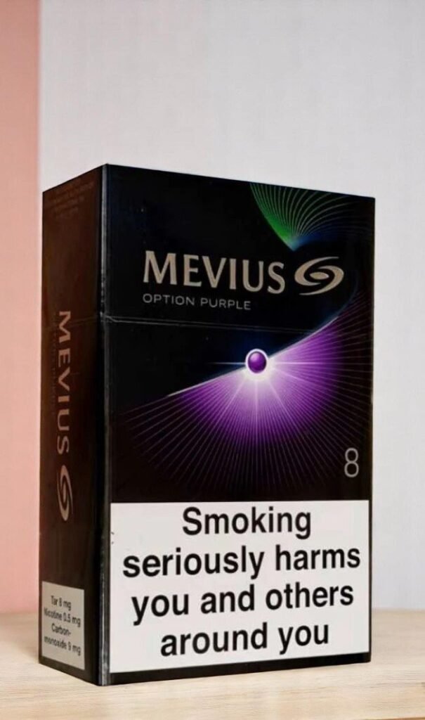 Mevius Option Purple Grape 8 imported cigarette 159xblix product photo