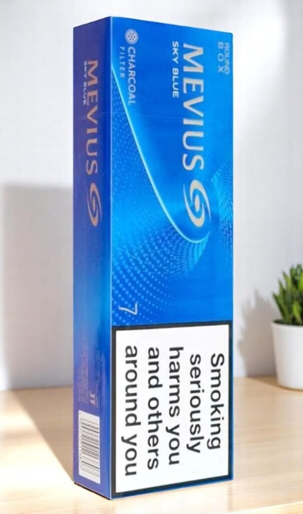 Mevius Sky Blue 7 imported cigarette 159xblix product photo