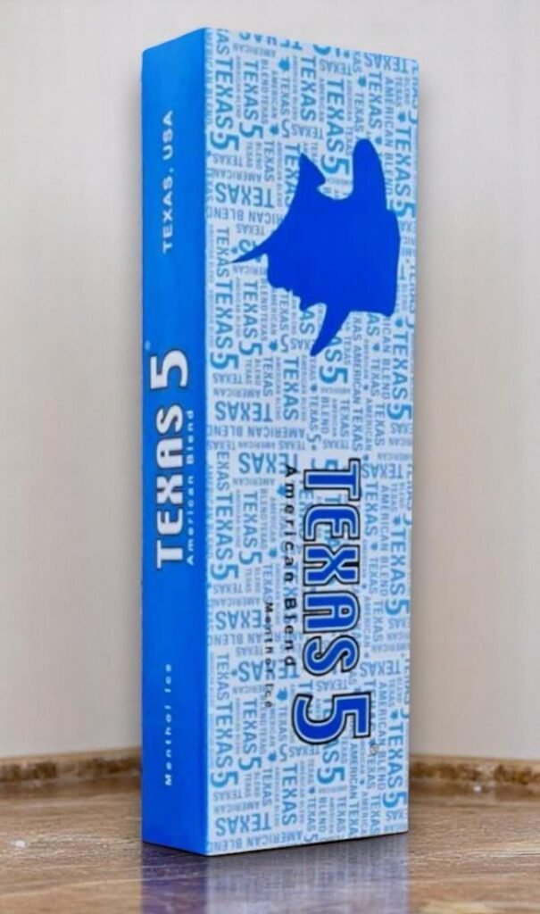 Texas 5 Menthol & Ice (USA) imported cigarette 159xblix product photo