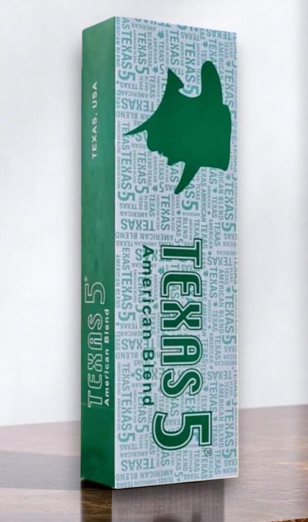Texas 5 Menthol imported cigarette 159xblix product photo