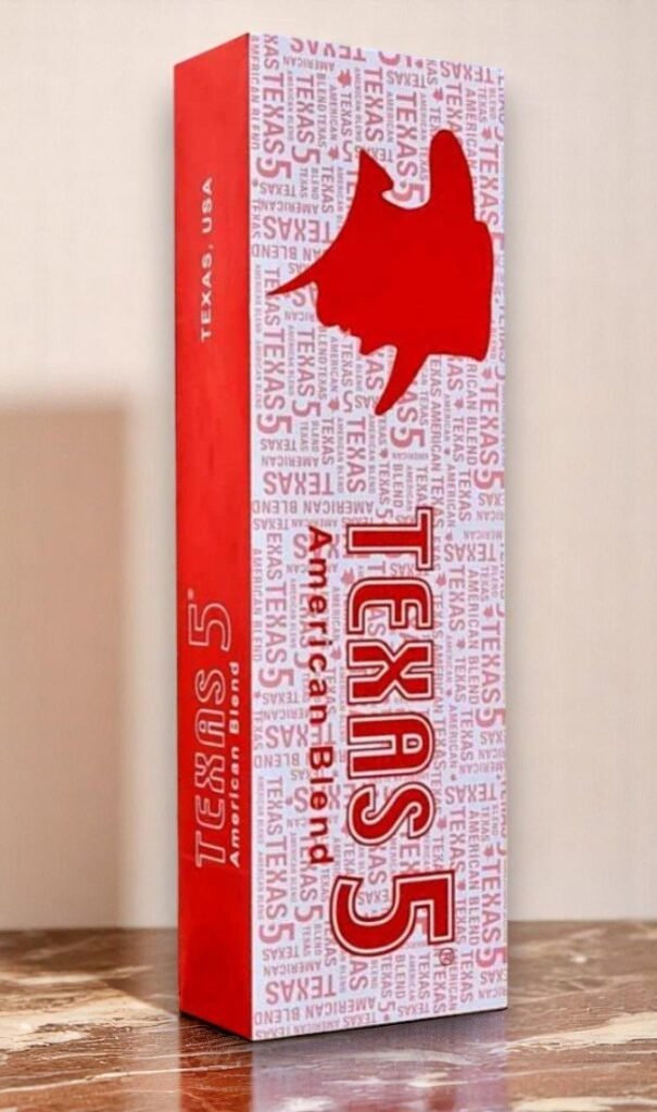 Texas 5 Red (USA) imported cigarette 159xblix product photo